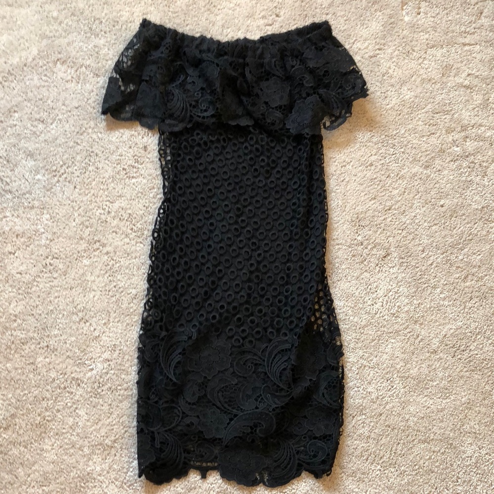 NWT Tahari Knit Black Dress